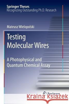 Testing Molecular Wires: A Photophysical and Quantum Chemical Assay Wielopolski, Mateusz 9783642265792 Springer, Berlin