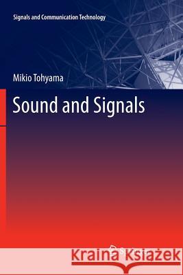 Sound and Signals Mikio Tohyama 9783642268656 Springer