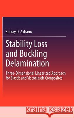 Stability Loss and Buckling Delamination: Three-Dimensional Linearized Approach for Elastic and Viscoelastic Composites Akbarov, Surkay 9783642302893 Springer, Berlin