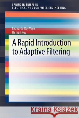 A Rapid Introduction to Adaptive Filtering Leonardo Rey Vega, Hernan Rey 9783642302985 Springer-Verlag Berlin and Heidelberg GmbH & 