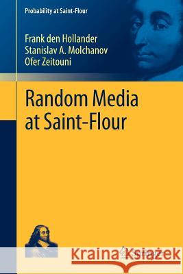 Random Media at Saint-Flour Frank De Stanislav A. Molchanov Ofer Zeitouni 9783642329487 Springer
