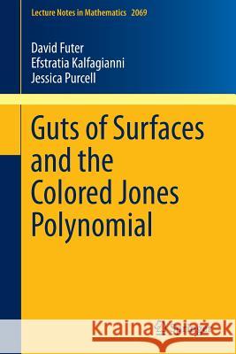 Guts of Surfaces and the Colored Jones Polynomial David Futer Efstratia Kalfagianni Jessica Purcell 9783642333019 Springer