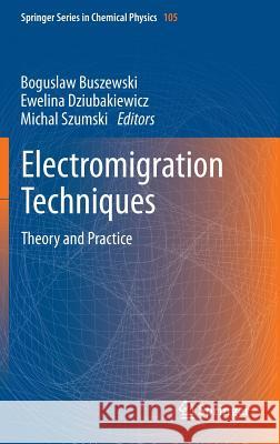 Electromigration Techniques: Theory and Practice Buszewski, Boguslaw 9783642350429