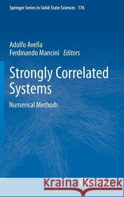 Strongly Correlated Systems: Numerical Methods Avella, Adolfo 9783642351051 Springer