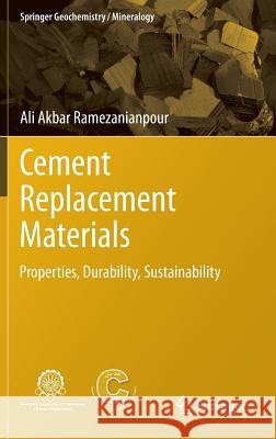 Cement Replacement Materials: Properties, Durability, Sustainability Ramezanianpour, Ali Akbar 9783642367205 Springer