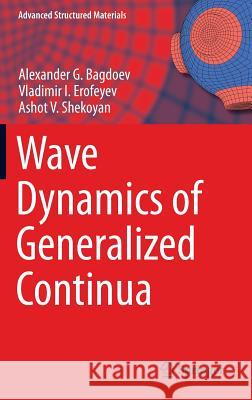 Wave Dynamics of Generalized Continua Alexander G. Bagdoev Vladimir I. Erofeyev Ashot V. Shekoyan 9783642372667 Springer