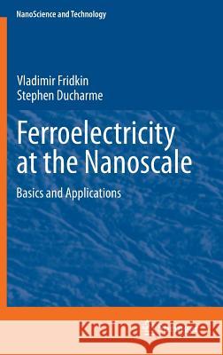 Ferroelectricity at the Nanoscale: Basics and Applications Fridkin, Vladimir 9783642410062 Springer