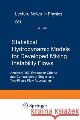 Statistical Hydrodynamic Models for Developed Mixing Instability Flows: Analytical 