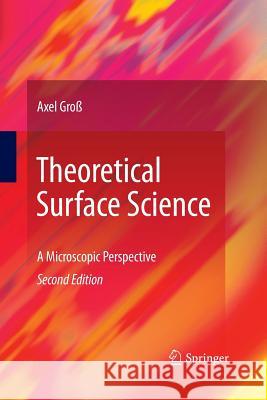 Theoretical Surface Science: A Microscopic Perspective Axel Groß 9783642424106 Springer-Verlag Berlin and Heidelberg GmbH & 