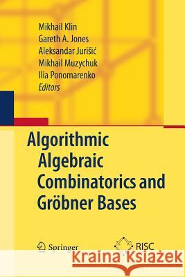 Algorithmic Algebraic Combinatorics and Gröbner Bases Klin, Mikhail 9783642424380