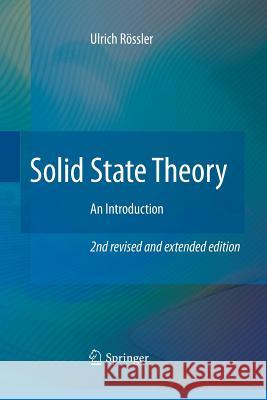 Solid State Theory: An Introduction Rössler, Ulrich 9783642425301 Springer