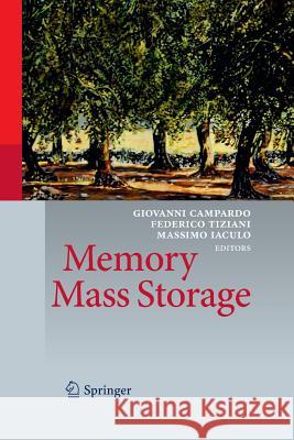 Memory Mass Storage Giovanni Campardo Federico Tiziani Massimo Iaculo 9783642428036 Springer