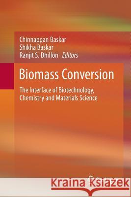 Biomass Conversion: The Interface of Biotechnology, Chemistry and Materials Science Baskar, Chinnappan 9783642444494