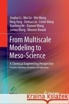 From Multiscale Modeling to Meso-Science: A Chemical Engineering Perspective Li, Jinghai 9783642446900 Springer