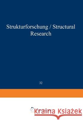 Structural Research / Strukturforschung Guinier, André 9783642458682 Springer