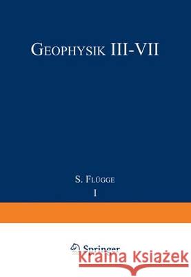 Geophysik III / Geophysics III Rawer, Karl 9783642462795