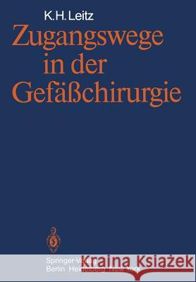 Zugangswege in Der Gefäßchirurgie Leitz, K. H. 9783642474798 Springer