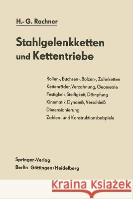 Stahlgelenkketten Und Kettentriebe Hans-Gunther Rachner 9783642509834 Springer