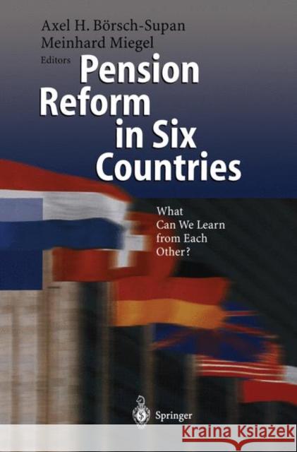Pension Reform in Six Countries: What Can We Learn from Each Other? Börsch-Supan, Axel H. 9783642625923