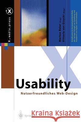 Usability: Nutzerfreundliches Web-Design Beier, Markus 9783642626227 Springer