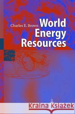 World Energy Resources: International Geohydroscience and Energy Research Institute Brown, Charles E. 9783642627163 Springer