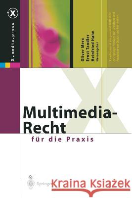 Multimedia-Recht Für Die Praxis Merx, Oliver 9783642631238 Springer