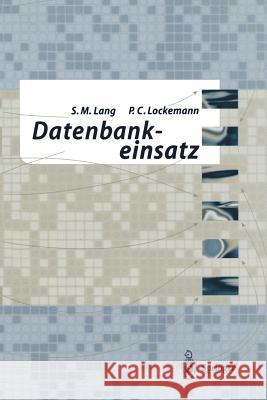 Datenbankeinsatz Stefan Lang Peter C. Lockemann 9783642633539 Springer