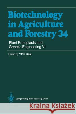 Plant Protoplasts and Genetic Engineering VI Y.P.S Bajaj 9783642633744 Springer-Verlag Berlin and Heidelberg GmbH & 