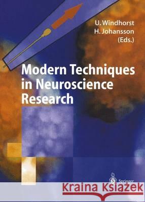 Modern Techniques in Neuroscience Research Windhorst, Uwe 9783642636431