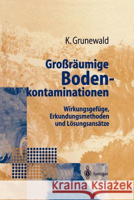 Großräumige Bodenkontaminationen: Wirkungsgefüge, Erkundungsmethoden Und Lösungsansätze Grunewald, Karsten 9783642638695 Springer