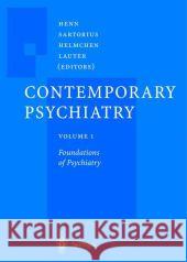 Contemporary Psychiatry Henn, Fritz 9783642640070 Springer
