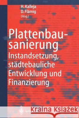 Plattenbausanierung: Instandsetzung, Städtebauliche Entwicklung Und Finanzierung Kalleja, Hartmut 9783642641992 Springer