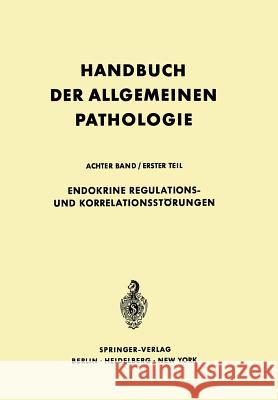 Endokrine Regulations- Und Korrelationsstörungen Seifert, Gerhard 9783642651694 Springer