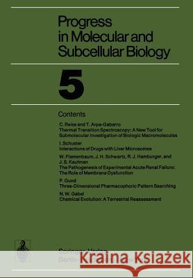 Progress in Molecular and Subcellular Biology T. Arpa-Gabarro W. Flamenbaum N. Gabel 9783642666285 Springer