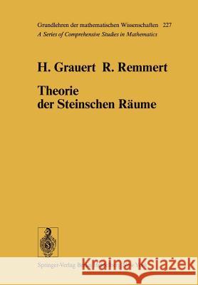 Theorie Der Steinschen Räume Grauert, H. 9783642666506 Springer