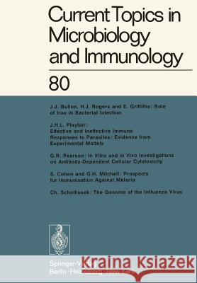 Current Topics in Microbiology and Immunology: Volume 80 Arber, W. 9783642669583