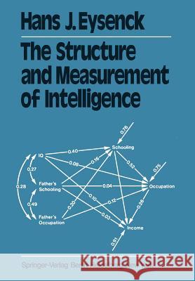 The Structure and Measurement of Intelligence Hans J. Eysenck D. W. Fulker 9783642670770 Springer