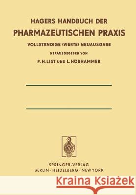 Chemikalien und Drogen Teil C: T–Z Paul Heinz List, Ludwig Hörhammer 9783642670862