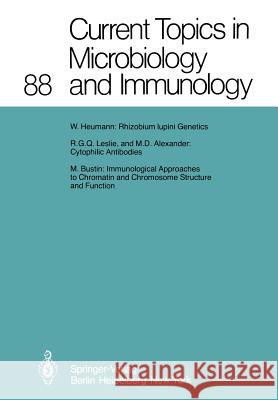 Current Topics in Microbiology and Immunology W. Arber, W. Braun, F. Cramer, R. Haas, W. Henle, P. H. Hofschneider, N. K. Jerne, P. Koldovsky, H. Koprowski, O. Maaløe 9783642673337