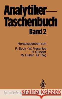 Analytiker-Taschenbuch  9783642678042 Springer