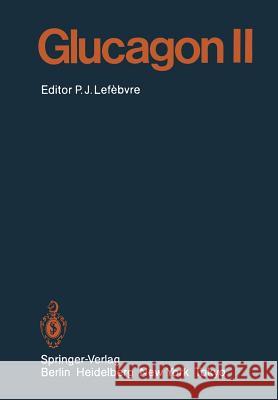 Glucagon II R. Assan 9783642690211 Springer-Verlag Berlin and Heidelberg GmbH & 