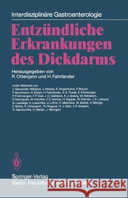 Entzündliche Erkrankungen Des Dickdarms Ottenjann, R. 9783642690631