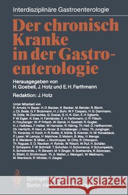 Der Chronisch Kranke in Der Gastroenterologie Goebell, H. 9783642691911