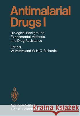 Antimalarial Drugs I: Biological Background, Experimental Methods, and Drug Resistance A.L. Jr. Ager, V. Boonpucknavig, S.-C. Chou, K.A. Conklin, D.W. Jr. Davidson, R.E. Desjardins, M. Fernex, P.C.C. Garnham 9783642692536 Springer-Verlag Berlin and Heidelberg GmbH & 