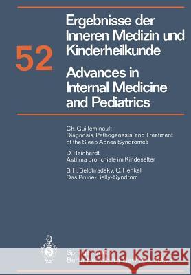 Ergebnisse Der Inneren Medizin Und Kinderheilkunde / Advances in Internal Medicine and Pediatrics Frick, P. 9783642697661 Springer