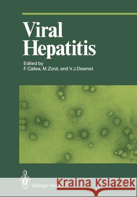 Viral Hepatitis Francesco Callea Mario Zorzi Valeer J. Desmet 9783642713521 Springer