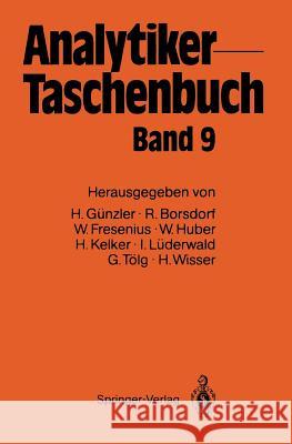 Analytiker-Taschenbuch  9783642752056 Springer