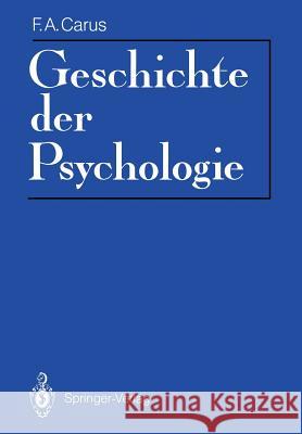 Geschichte Der Psychologie Jeschonnek, Rolf 9783642756214 Springer