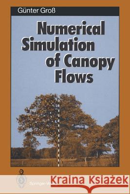 Numerical Simulation of Canopy Flows G. Nter Gro 9783642756788 Springer