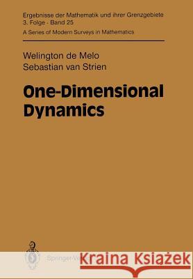 One-Dimensional Dynamics Welington De Melo Sebastian Van Strien 9783642780455